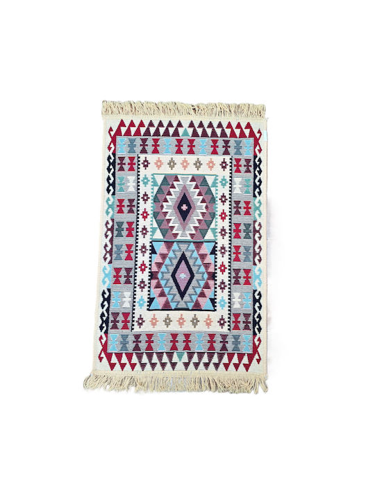 Kotonia Home Χαλί Διάδρομος Βαμβακερό Πολύχρωμο 80x150cm