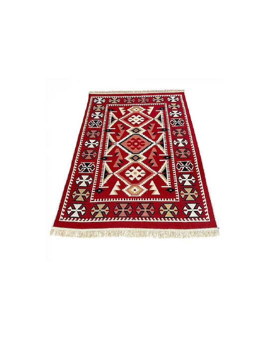 Kotonia Home Χαλί Ορθογώνιο Βαμβακερό Πολύχρωμο 60x90cm