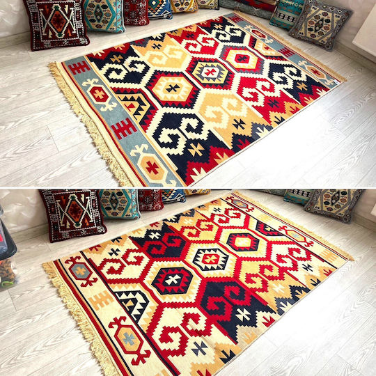 Kotonia Home Χαλί Βαμβακερό 120x180cm Πολύχρωμο