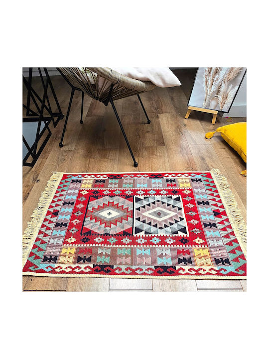 Kotonia Home Χαλί Ορθογώνιο Βαμβακερό Πολύχρωμο 120x180cm