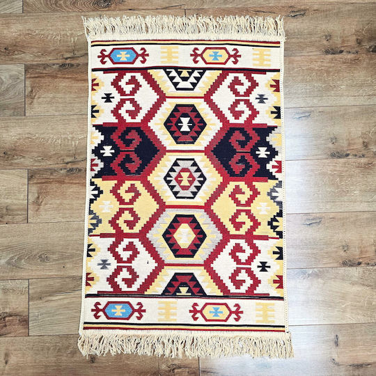 Kotonia Home Χαλί Ορθογώνιο Βαμβακερό Πολύχρωμο 120x180cm
