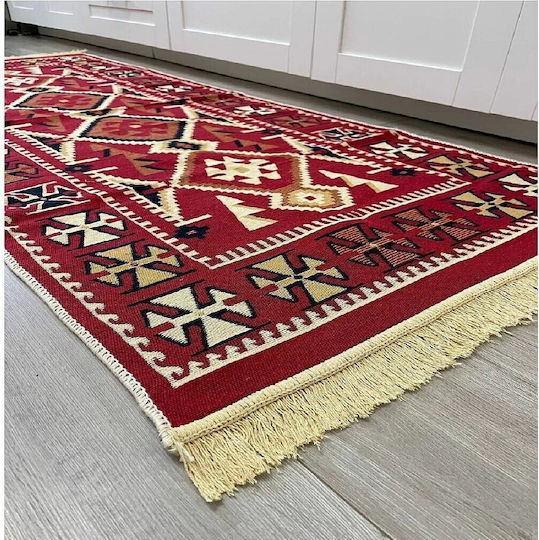 Kotonia Home Χαλί Βαμβακερό 100x300cm Πολύχρωμο