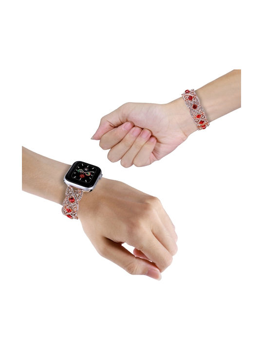 Metallisches-Armband Rose Gold 42mm