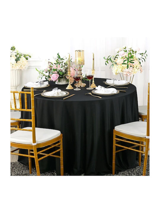 Kotonia Home Tablecloth Rotunda Set Black Ø280cm