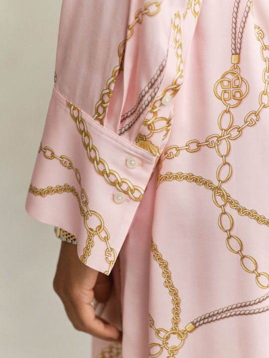 Mini Shirt Dress Pink