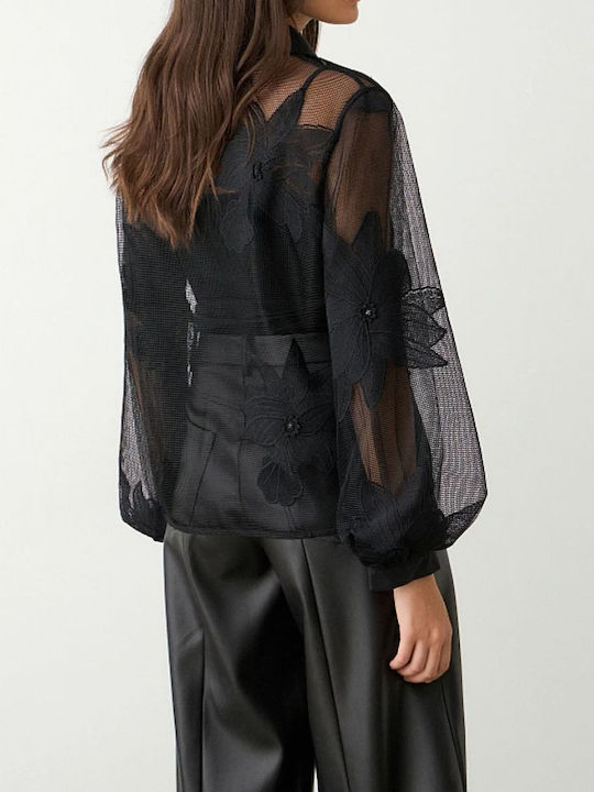 Long Sleeve Women's Shirt Black