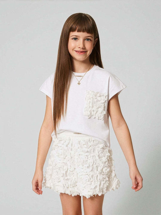 Kids T-shirt Ecru