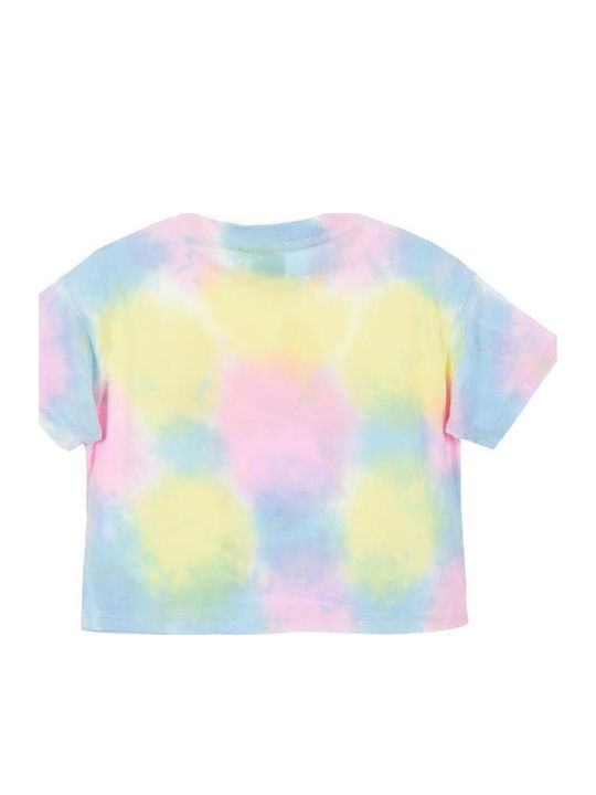 Kinderoberteile Kurzärmelig Gelbe Minnie Tie Dye