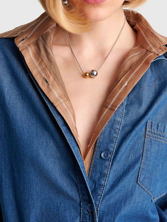 ALE - The Non Usual Casual Colier din Oțel 8F23759-Multicolor