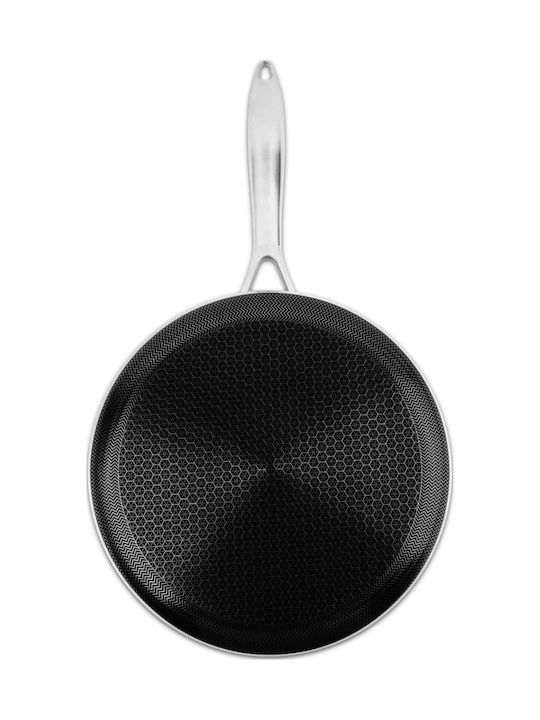 Kohersen Aluminium Pfanne mit Deckel mit Keramik Innenbeschichtung 26cm