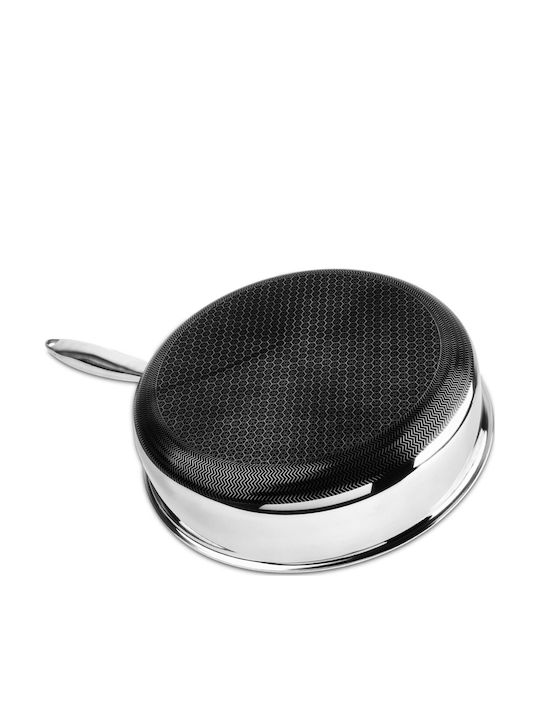 Kohersen Aluminium Pfanne mit Deckel mit Keramik Innenbeschichtung 26cm