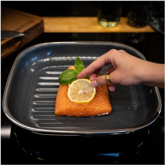 Kohersen Grill Pan Steel with Ceramic Coating 26cm