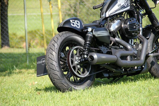 Cult Werk Φτερό Πίσω Hd-spo101 Cafe Racer Harley Davidson Xl 1200 C 04-09 Harley Davidson Xl 883 C 04-09 Μαύρο