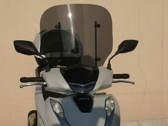 Bullster Мотоциклетна Желатина Pare-brise Bh202hpfg Сив Дим