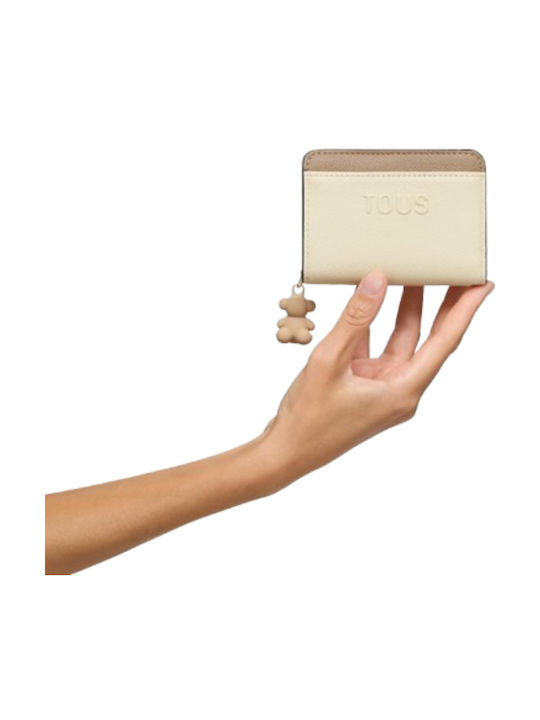 Billetera M Damenbrieftasche Beige