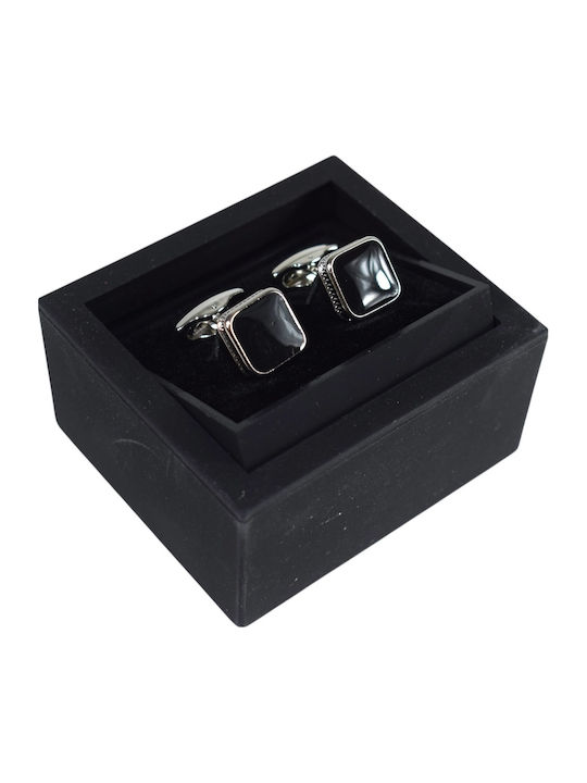 Giovani Rossi Cufflinks In Black Colour Giovani Rossi Cufflinks In Black Colour