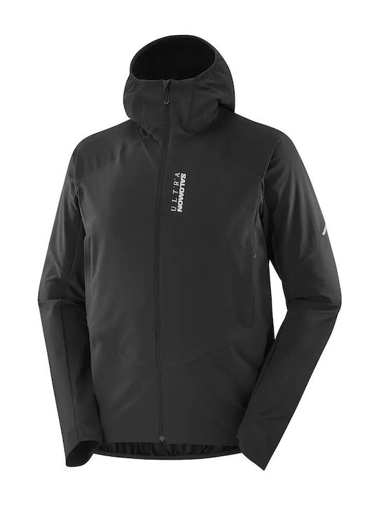 Ultra Χειμωνιάτικο Μπουφάν Softshell Αδιάβροχο και Αντιανεμικό Μαύρο