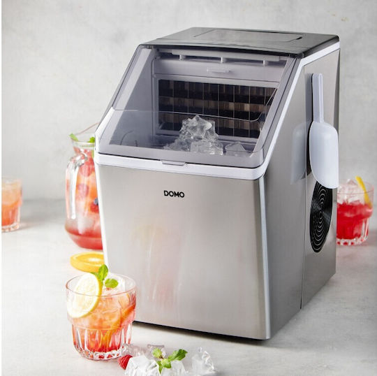 Domo Ice Machine with Daily Ice Making Capacity 20kg & Capacity 1.2kg