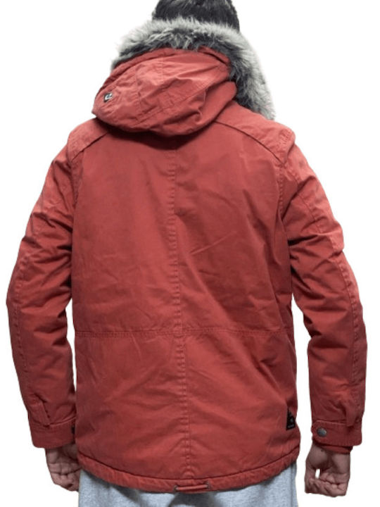 Winter Parka Jacket Orange