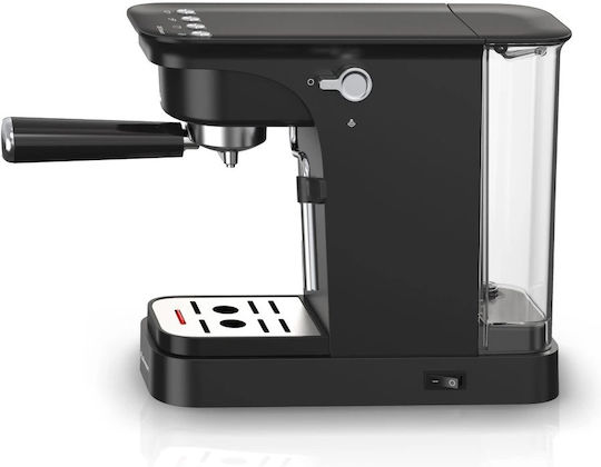 Rohnson Mașină de Espresso 1400W Presiune 20bar Neagră R-98026