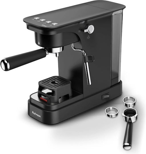Rohnson Mașină de Espresso 1400W Presiune 20bar Neagră R-98026