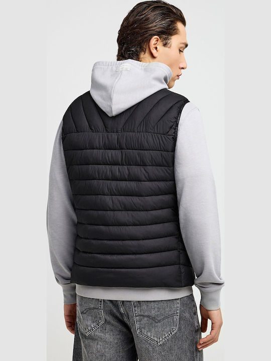 Sleeveless Puffer Jacket Black