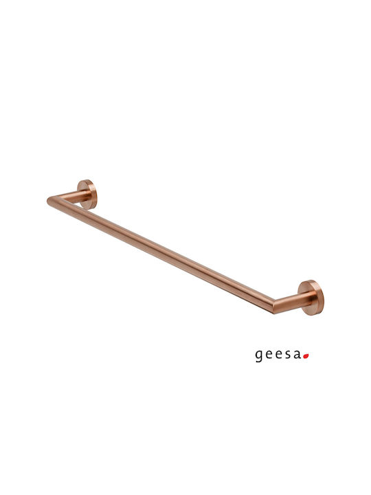 Geesa Nemox Single Wall-Mounted Bathroom Rail Pink