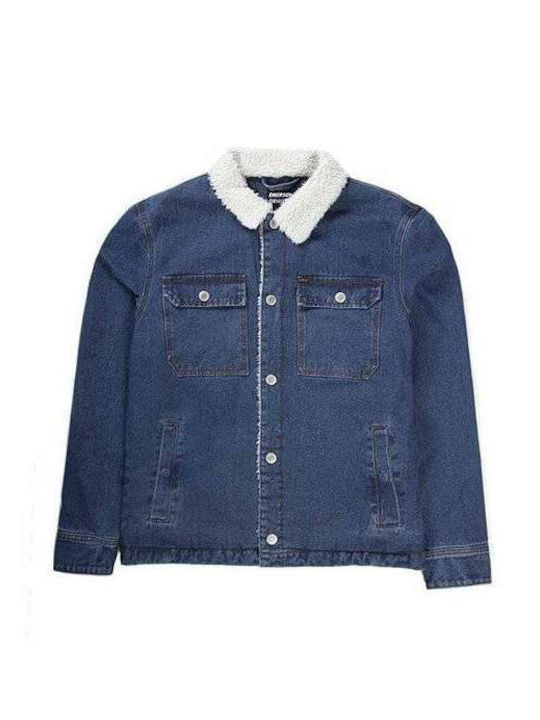 Geacă Denim Albastru Marin