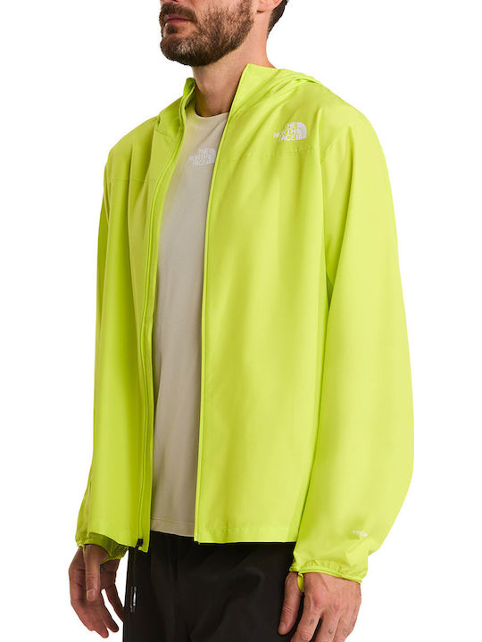 Sleeveless Activewear Jacket Waterproof and Windproof Yellow