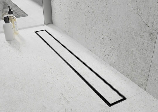 Mexen Stainless Steel Shower Siphon with Length 13cm Black