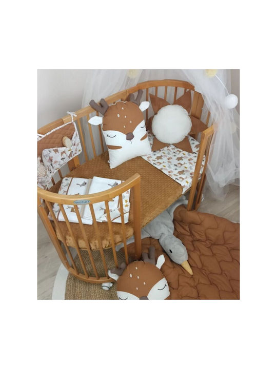 Baby Star Σετ με Λάστιχο Μπεζ 45x90εκ.