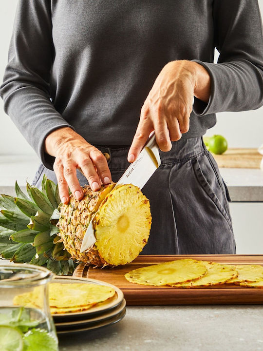 Tefal Ever Sharp Messer Set mit Sockel aus Rostfreiem Stahl 6 Stück