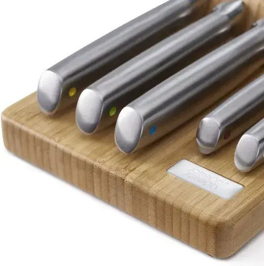 Joseph Joseph Elevate Messer Set mit Sockel aus Rostfreiem Stahl 6 Stück