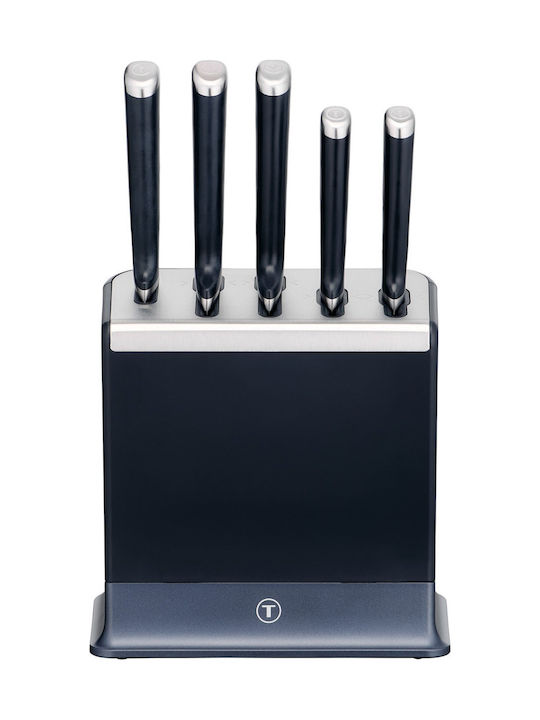 Tefal Ever Sharp Knife Set with Base from Stainless Steel 5 Pieces