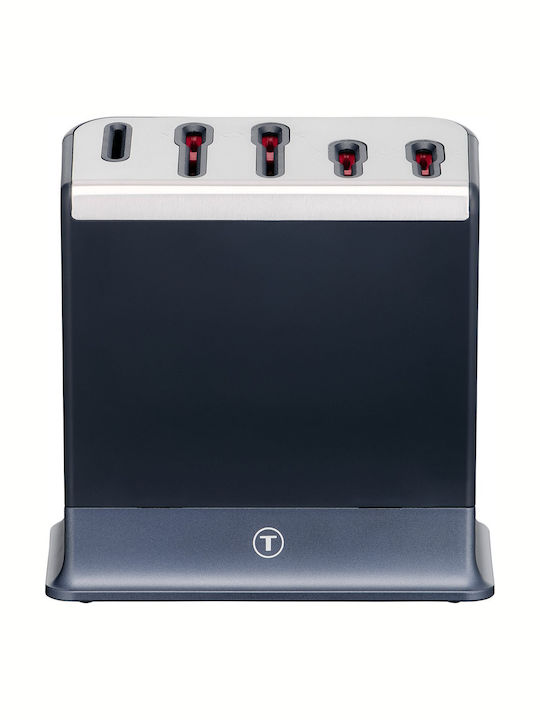 Tefal Ever Sharp Knife Set with Base from Stainless Steel 5 Pieces