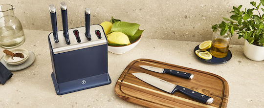Tefal Ever Sharp Σετ Μαχαίρια με Βάση από Ανοξείδωτο Ατσάλι 5τμχ