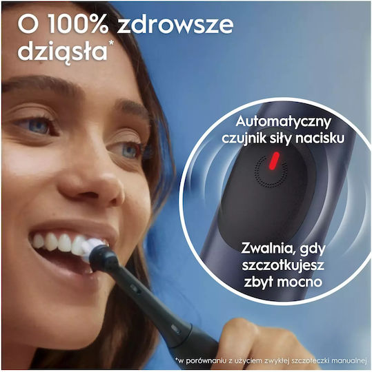 Oral-B Io Series 2 Electric Toothbrush with Pressure Sensor and Travel Case Blue