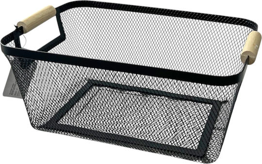 TnS Καλάθι Αποθήκευσης Bamboo Μαύρο 37x23x16cm TnS Καλάθι Αποθήκευσης Bamboo Μαύρο 37x23x16cm
