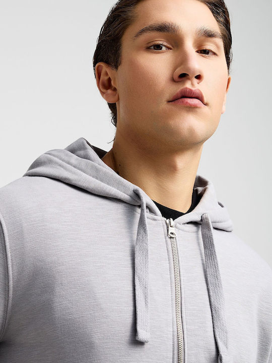 Cardigan With Hood Gray