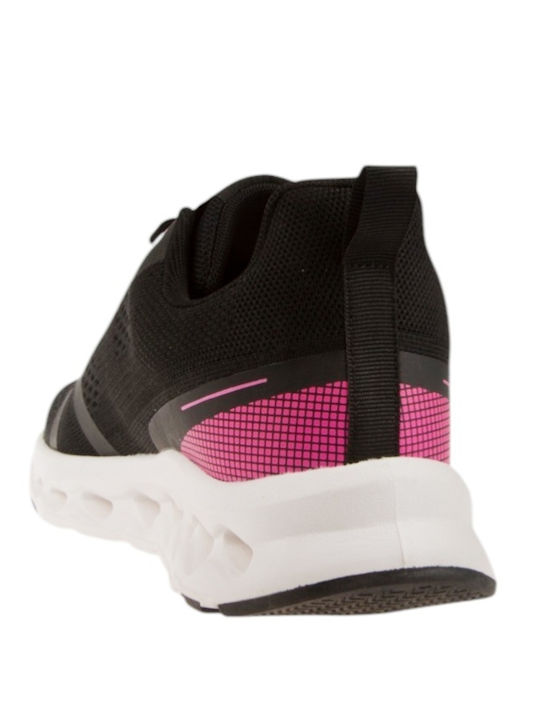 Women's Sneakers Black-Pink