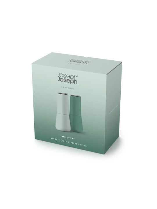 Joseph Joseph Set Râșnițe Manuale Pentru Condimente Din Plastic De Culoare Verde 16.5cm 2 Bucăți