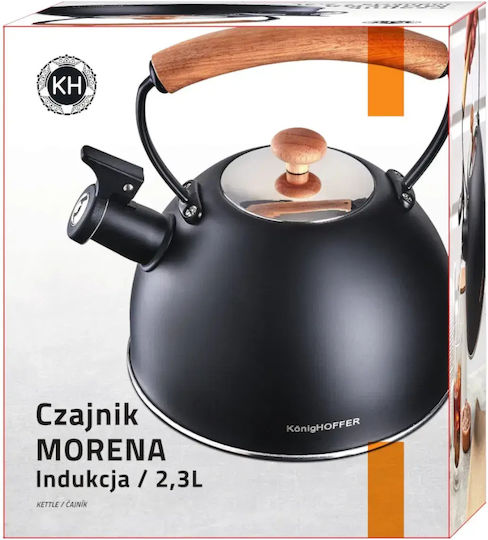 KönigHOFFER Кетъл Неръждаем Сив 2300ml
