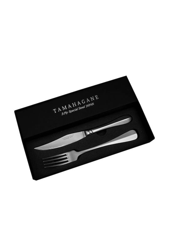 Tamahagane Cutlery Set Stainless Steel Silver 8 Pieces
