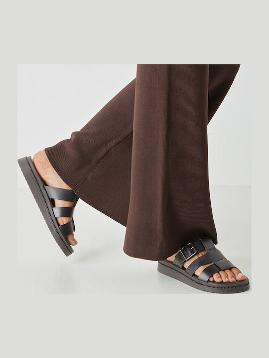 Leather Women's Anatomic Sandals Black