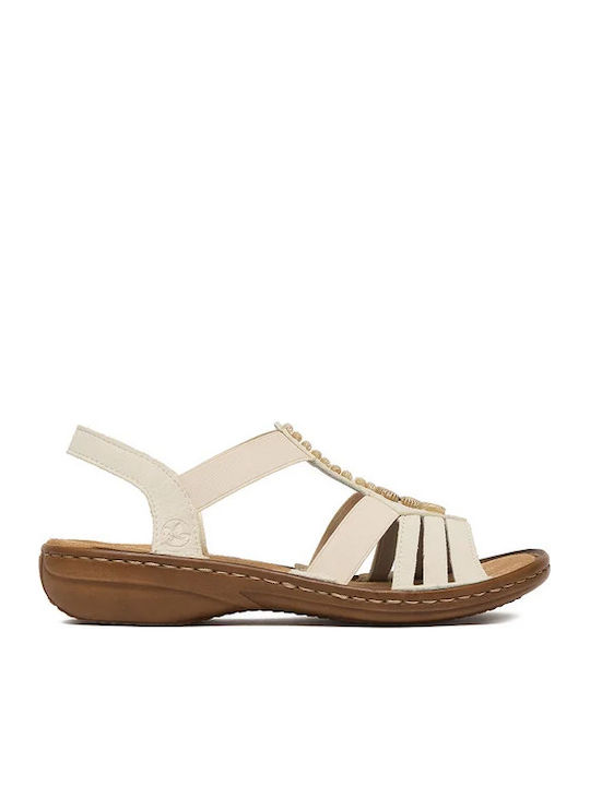 Women's Flat Sandals White