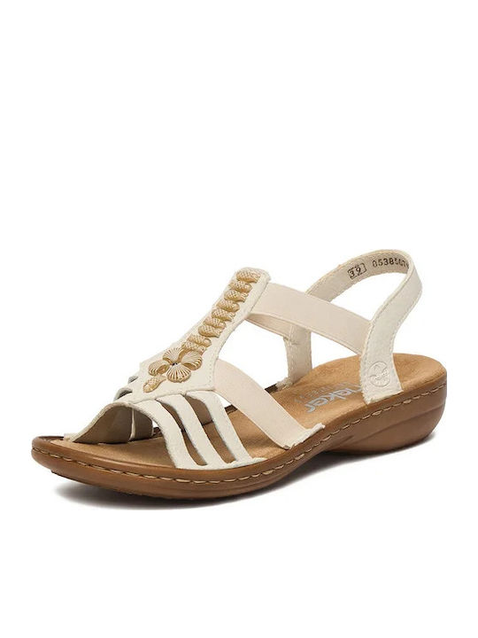 Women's Flat Sandals White