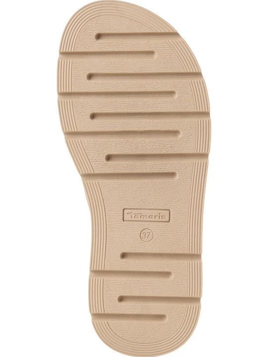 Leather Women's Anatomic Sandals Beige