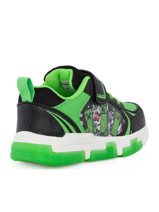 Kinder Sneaker mit Lichtern Schwarz
