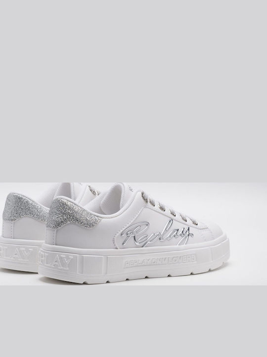 Jr 1 Παιδικά Sneakers Λευκά