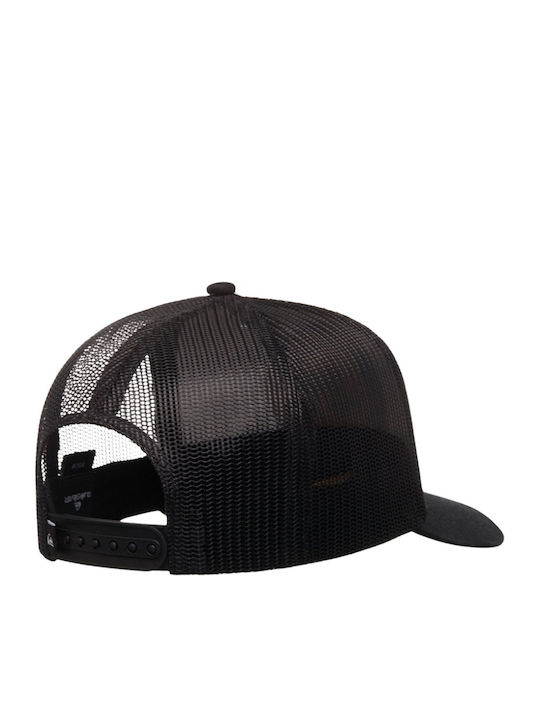 Quiksilver Decades Cotton Y Trucker Cap Black Quiksilver Decades Cotton Y Trucker Cap Black